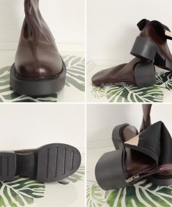 ショートブーツ | Vカット レディース厚底