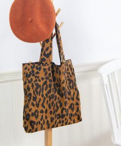 トートバッグ | ヒョウ柄 大容量レディース