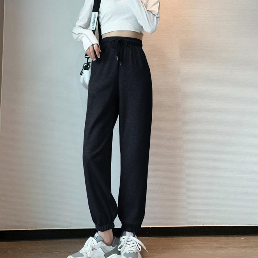 サルエルパンツ | スウェットパンツ ワッフル生地 韓国風