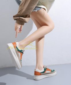 スニーカー | スニーカー　レディース レディースシューズ ローカット 靴 フラットシューズ ぺたんこ ウォーキングシューズ 厚底スニーカー Pu革 厚底靴 歩きやすい 美脚