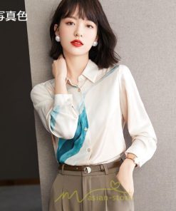 シャツ・ブラウス | ブラウス シャツ レディース 長袖 トップス 羽織り 秋 冬 綺麗  おしゃれ キレイめ 可愛い 着痩せ お出かけ 40代 上品 50代 オシャレ 30代 20代 優雅