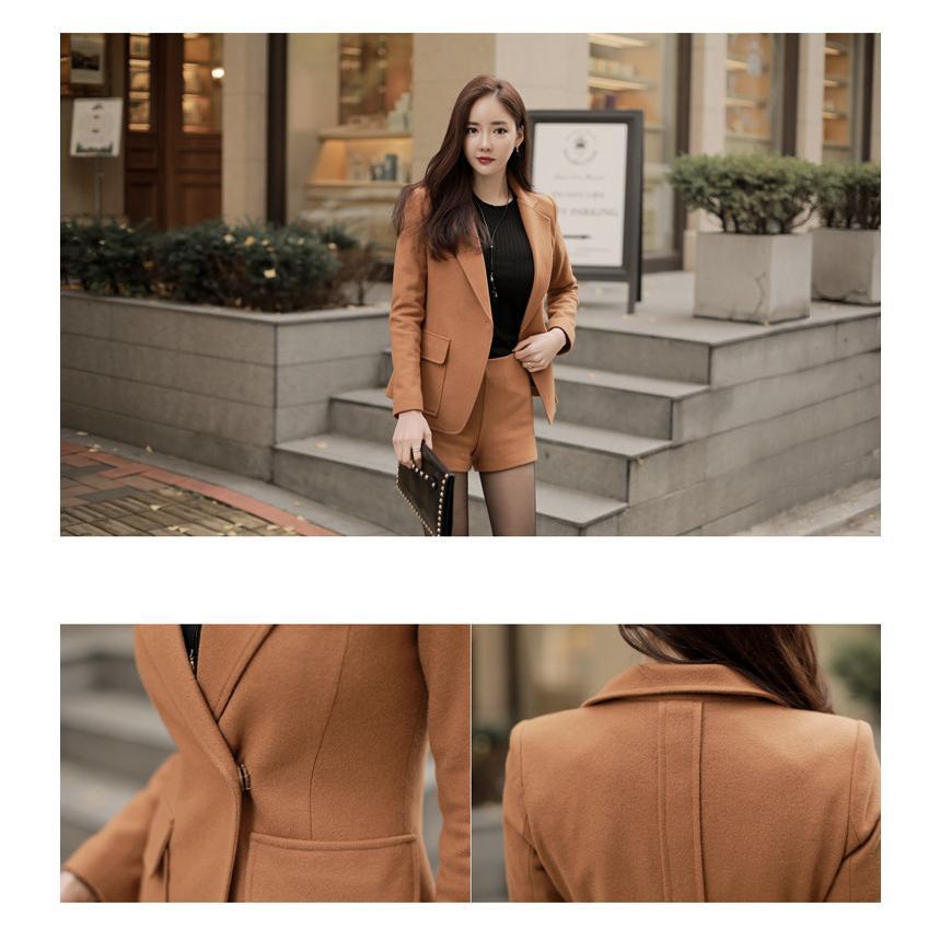 在庫ある | 短納期ビジネススーツレディース パンツスーツ セレモニースーツ 入学式 卒業式 面接 発表会 ジャケット ボトムス 通学通勤 着痩せ ショートパンツ OL 2点セット