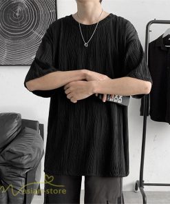 Tシャツ | Tシャツ メンズ カットソー 半袖丸首 シンプル ストライプ 夏新作 カッコウイイ メンズスタイル 上品 半袖 白 カジュアル 黒 クルーネック