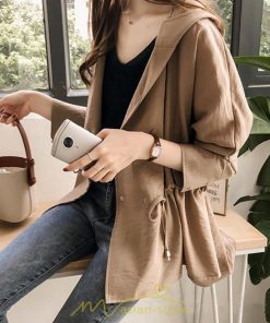 コート・ジャケット | ジャケット レディース 春 50代 40代 30代 20代 秋 カジュアル フード付き 春秋コート ロングコート 無地 コート コーデ 長袖 秋服 お洒落 秋 ロング丈