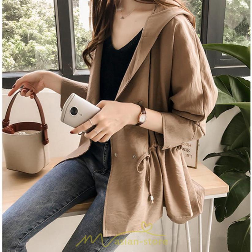 コート・ジャケット | ジャケット レディース 春 50代 40代 30代 20代 秋 カジュアル フード付き 春秋コート ロングコート 無地 コート コーデ 長袖 秋服 お洒落 秋 ロング丈