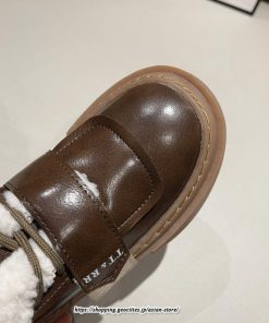 ブーツ | ムートンレディース 靴 スノーシューズ 裏起毛 防寒 内ボア 冬靴 おしゃれ 2022新作 疲れない あったか 保温 美脚 冬