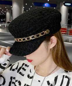 帽子 | ツイード風キャスケット レディース