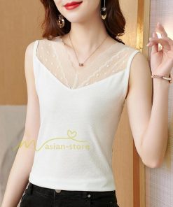 キャミソール タンクトップ | タンクトップ レディース 春夏 インナー トップス ノースリーブ Vネック Vネックタンク レース付き カシュクール 上品 お出かけ 20代30代40代50代 快適 ママ