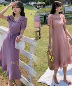 マキシ | ワンピース レディース 夏 40代 きれいめ 膝丈ワンピース 夏 半袖 ワンピ フリル ロング丈ワンピ オシャレ 着痩せ 新作 お出かけ カジュアル 通勤通学 上品 春物