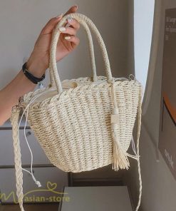 女性用バッグ | カゴバッグ トートバッグ 鞄 夏 かごバッグ レディース ピクニック アウトドア 海 手持ち 手提げ 編み 夏 サマーバッグ 40代 30代 50代 おしゃれ 軽量 旅行