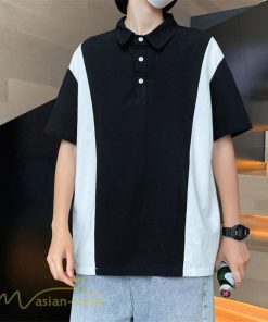 Tシャツ | ポロシャツ メンズ 切り替え メンズシャツ 半袖 カジュアル シンプル 無地 ポロ プルオーバー 夏新作 カッコウイイ トップス 半袖サマーシャツ 夏服