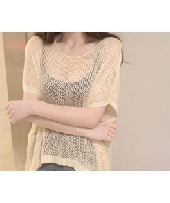 セットアップ | キャミソワンピース トップス レディース ニット キャミソールワンピース 着痩せ 2点セット 体型カバー 可愛い 春夏 黒 通学通勤 無地 2色