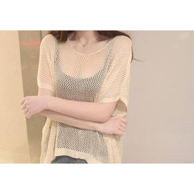 セットアップ | キャミソワンピース トップス レディース ニット キャミソールワンピース 着痩せ 2点セット 体型カバー 可愛い 春夏 黒 通学通勤 無地 2色