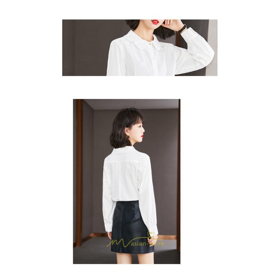 シャツ・ブラウス | ブラウス レディース オフィス 白 フォーマル 長袖 おしゃれ シャツ カジュアル 制服 レギュラー 就職活動 通勤 リクルート 高級感 面接 お仕事