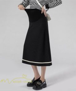 スカート | マタニティ春 夏 レディースマタニティ おしゃれ ゆったり カジュアル Aライン 産前 妊娠 妊婦 通勤 妊婦服 ママ エレガント ウエスト調整