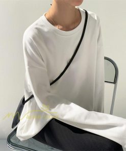 tシャツ・カットソー | 長袖tシャツ レディース クルーネック 長袖 Tシャツ ロングTシャツ 20代30代40代50代 ゆったり 体型カバー 通勤通学 お出かけ カジュアル インナー 快適 着痩せ