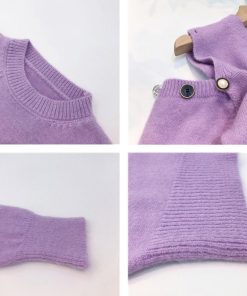 ニット・セーター | レディース カジュアル 肩開き オフショルダーニット トップス 肩出し ニットセーター プルオーバー 長袖 ショット丈