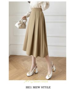 スカート | フレアレディース 秋 冬 秋冬 ミモレ丈 ロング丈 きれいめ 30代 40代 50代 着やせ 上品 脚長効果 Aライン 知的 通勤OL オシャレ