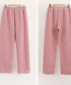ワイドパンツ | レディース韓国ニットパンツ