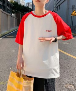Tシャツ | 夏新作 メンズ Tシャツ 半袖 切り替え カジュアル シンプル カットソー 半袖トップス お出かけ クルーネック 日常感 メンズゆったり