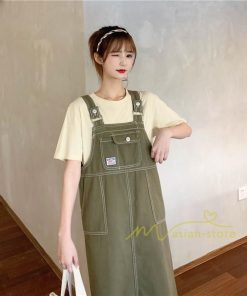 オーバーオール サロペット | サロペットスカート ロングスカート オーバーオール ジャンパースカート デニムスカート レディース キュート ゆったり カジュアル 着痩せ お出かけ シルエット