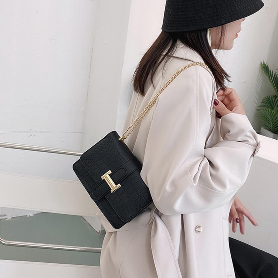 ショルダーバッグ | クロコ型押 レディース