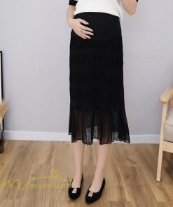 スカート | マタニティレディース Aラインロング丈 マタニティウェア 妊婦服 カジュアル 体型カバー 春 夏 ゆったり マタニティ ウエスト調整