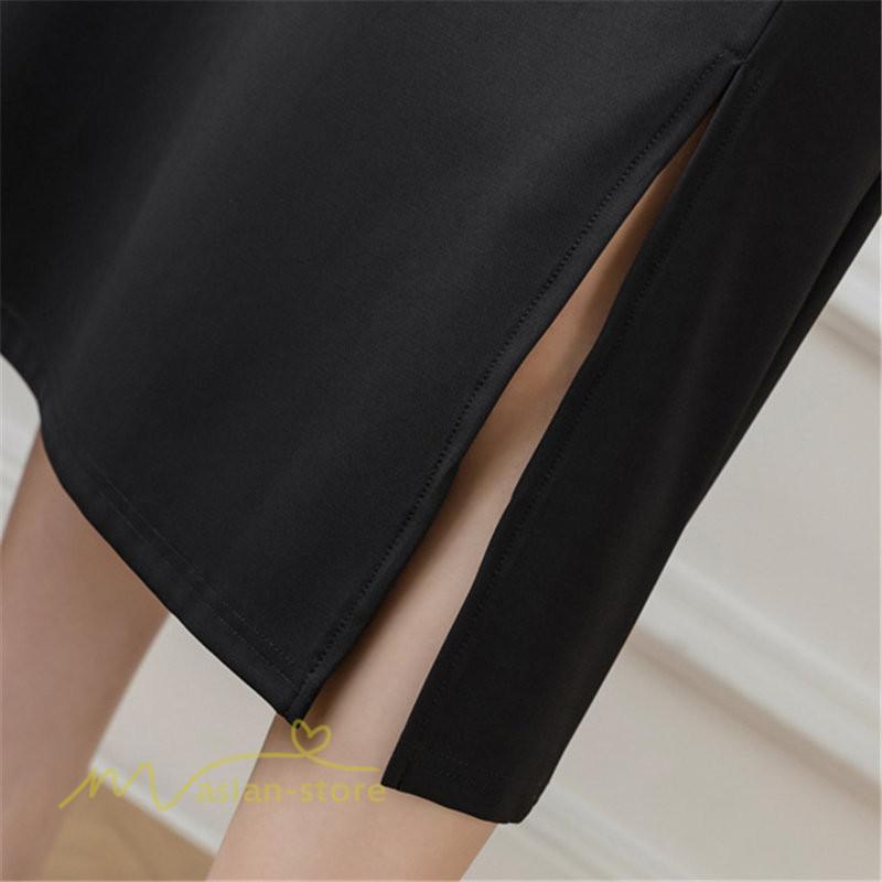 スカート | マタニティレディース 裾口スリット 上品 マタニティウェア 春 夏 大きいサイズ 無地 ウエスト調整 産前産後 マタニティ 妊婦服 妊婦 通勤