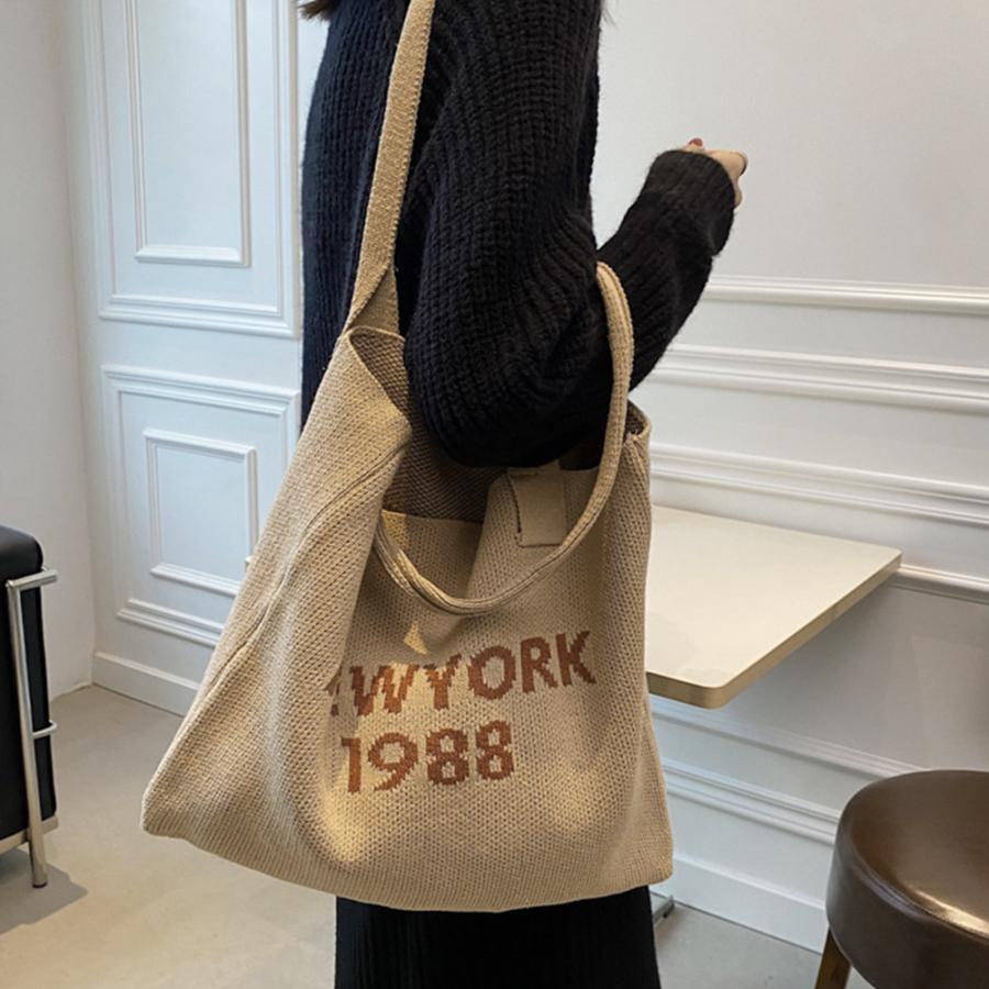 トートバッグ | ニット レディース 秋冬