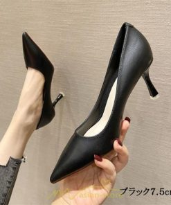 パンプス | 痛くない 歩きやすい ビジネスオフィス リクルート ブラック フォーマル ハイヒール 靴 黒 通勤 冠婚葬祭 ビジネス OL 葬式 就活 走れる