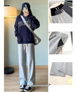 ワイドパンツ | スウェットパンツ レディース パンツ 裏起毛 ズボン ロングパンツ 秋 冬 カジュアル 無地 ウエストゴム 楽ちん ルームウェア シンプル 綿 コットン 動きやすい