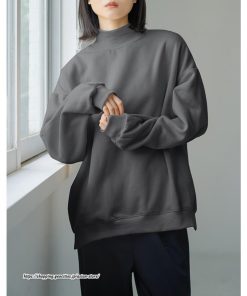 パーカー | 裏起毛トレーナー レディース スウェット トップス ボリューム感 ビッグシルエット オーバーサイズ あったか トレーナー 無地 秋冬 軽い しっとり