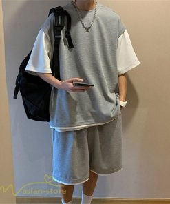 Tシャツ | Tシャツ メンズ 半袖 重ね着風 レイヤード 無地 ゆったり クルーネック カットソー 20代 30代 おしゃれ 無地 大きいサイズ シンプル 40代 カジュアル お出かけ