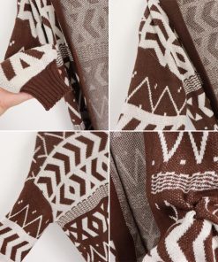 カーディガン | ニットロングカーディガンレディース韓国冬