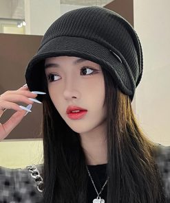 ニット帽 | ニットキャスケット レディース 防寒対策