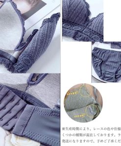 キャミソール | 下着 大人可愛い ランジェリー セット 美胸 ブラジャー ショーツ 上下セット セット ノンワイヤー 谷間