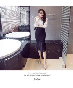 スカート | タイトマーメイドセクシー膝下丈ヒップアップ ハイウエスト 30代40代 大人 上品 50代60代 オフィス