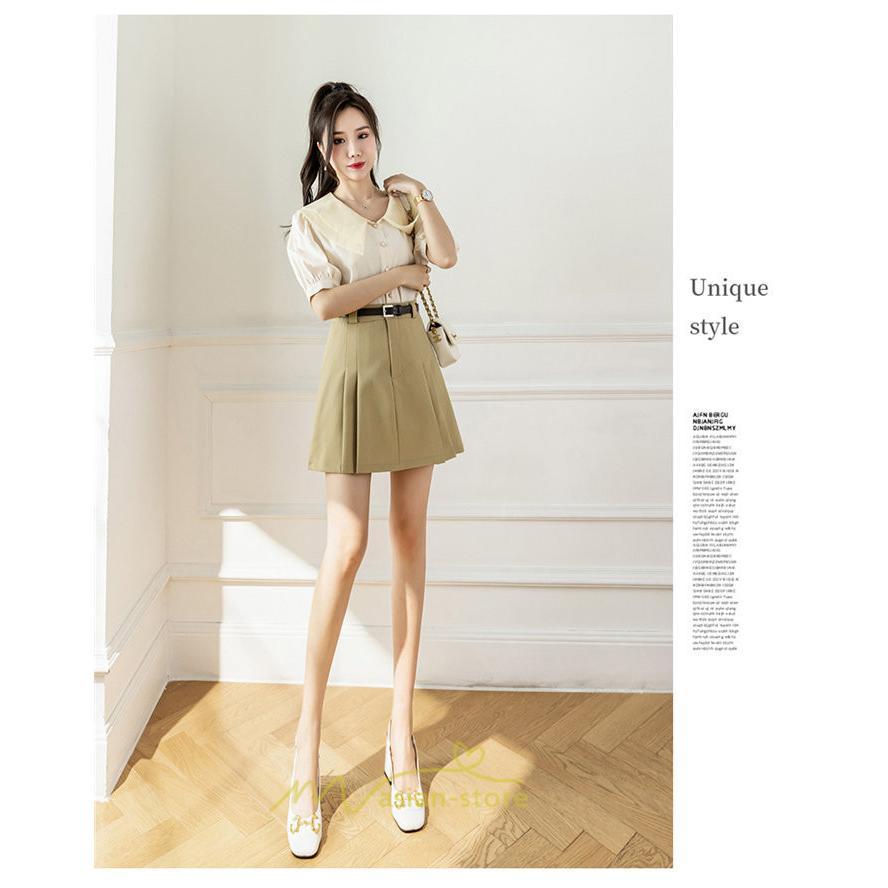 スカート | ボトムス レディース きれいめ 春夏 おしゃれ ショート丈 フォーマル 通勤 韓国風 ハイウエスト 20代30代 Aライン 着痩せ ミニスカート エレガント