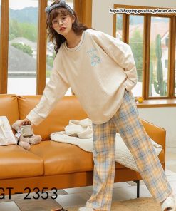 パジャマ ルームウェア | パジャマ レディース ナイトウエア 長袖 部屋着 プルオーバー ルームウェア 上下セット 寝巻き 春秋 リラックス 長袖ルームウェア 通気 着やすい