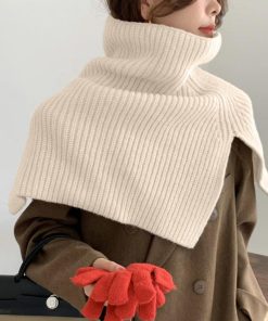 マフラー | タートルネック ニットウォーマー 韓国風