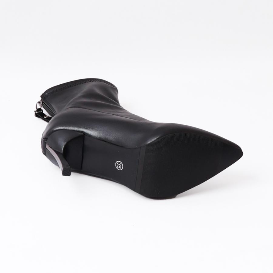 ショートブーツ | ハイヒールブーツ 裏起毛 レディース韓国