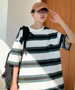 Tシャツ | Tシャツ メンズ 半袖 ゆったり ボーダー おしゃれ 半袖カットソー ファッション カジュアル体型カバー トップス メンズスタイル 夏新作