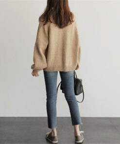 カーディガン | ニットレディース ショート丈 セーター 羽織り 可愛い 長袖 秋物 アウター 20代40代 通学通勤 秋冬服 トップス 無地