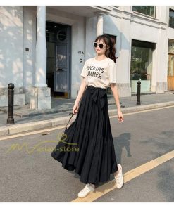 スカート | プリーツロング 春 夏 秋 マキシ 大きいサイズ フレアマキシプリーツ 20代30代40代 韓国ファッション フレア 上品 着痩せ
