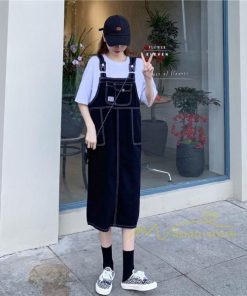 オーバーオール サロペット | サロペットスカート ロングスカート オーバーオール ジャンパースカート デニムスカート レディース キュート ゆったり カジュアル 着痩せ お出かけ シルエット