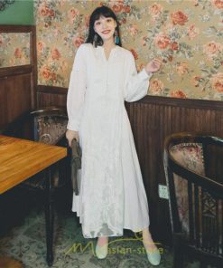 マキシ | ワンピース 春夏秋 着痩せる効果抜群 ロングワンピース マキシワンピース シフォン ビーチ 旅行 リゾート 刺繍 体型カバー レース 上品 レディース