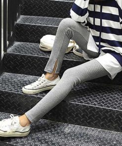 レギンス | サイドスリット 韓国 ボトムス