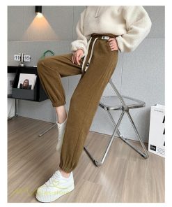 チノ・テーパード・ジョガー・スキニーパン | パンツ テーパードパンツ レディース 秋 冬 ロング丈 おしゃれ 着痩せ ウエストゴム 通勤 通学 スウェットパンツ ボトムス 韓国風 ロングパンツ 秋冬コーデ