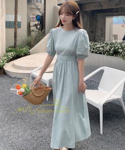 マキシ | ワンピース プリーツワンピース レディース マキシワンピース 無地 森ガール ナチュラル服 エレガント 30代 40代 韓国ファッション 50代 上品 カジュアル 着痩せ