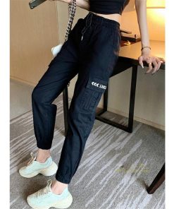 その他 | カーゴパンツ レディース ロングパンツ テーパード シルエット ボトムス 長ズボン ヒップホップ 流行 格好いい ストリート 大きいサイズ ゆったり デザイン